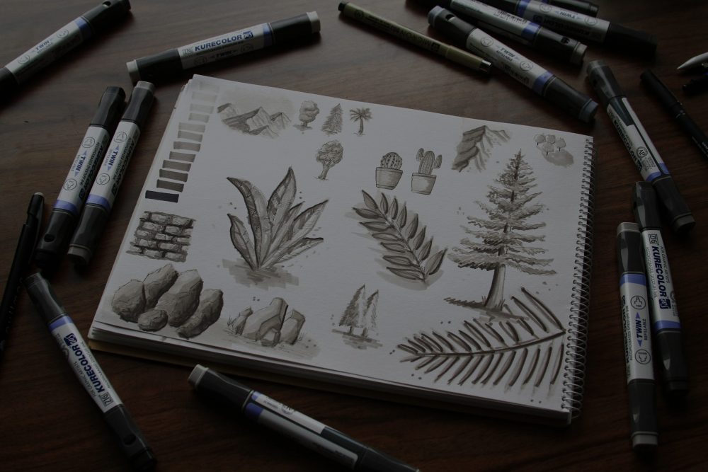 Drawing With The ZIG Kurecolor Twin Markers